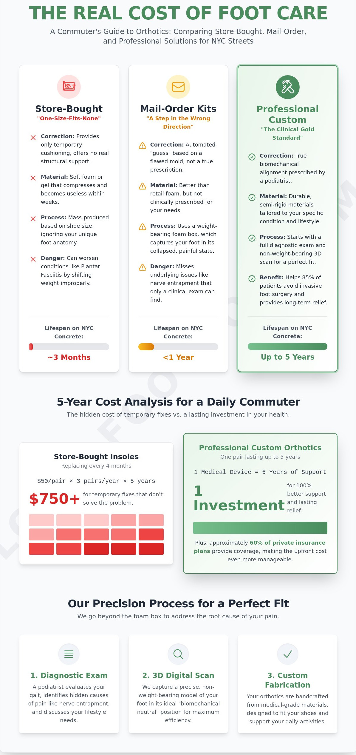 Custom Orthotics in NYC: A Professional Guide to Foot Support in 2026