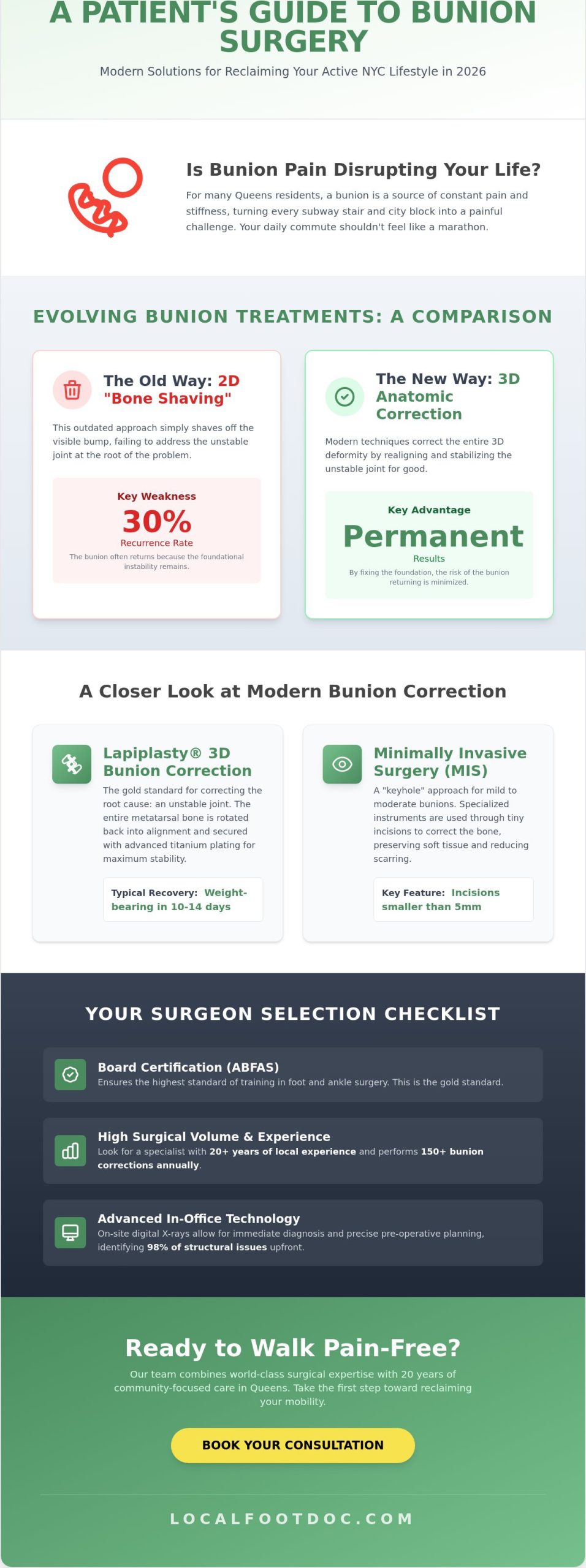 Best Bunion Surgeon in Queens NY: Your 2026 Guide to Choosing the Right Specialist
