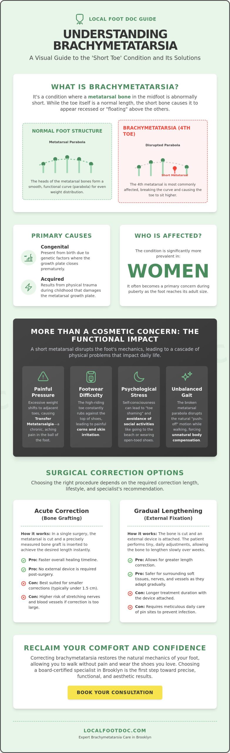 Brachymetatarsia Specialist in Brooklyn: Advanced Short Toe Correction in 2026