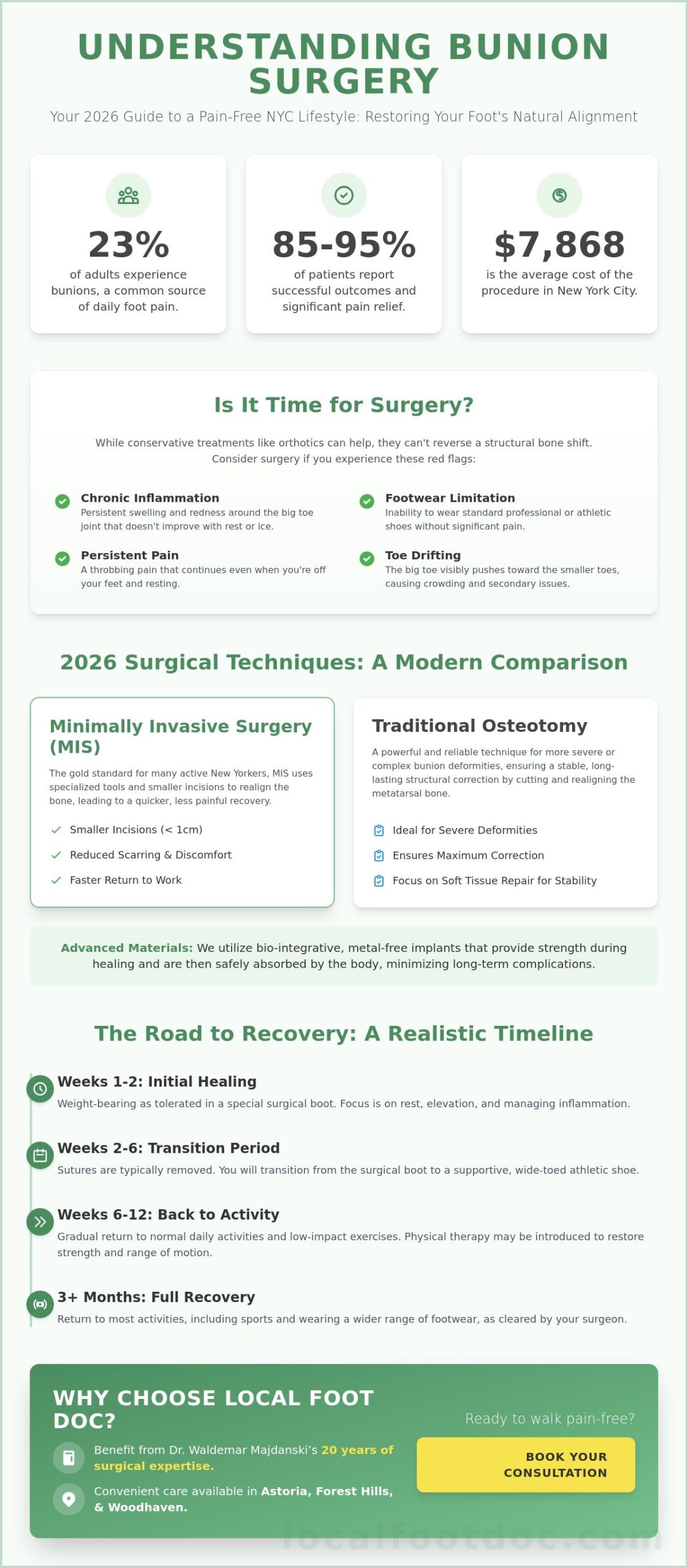 Bunion Surgery in New York City: A Comprehensive Guide to Lasting Relief (2026)